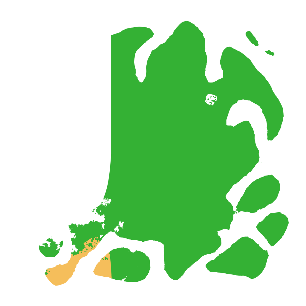 Biome Rust Map: Barren, Size: 4000, Seed: 116649887