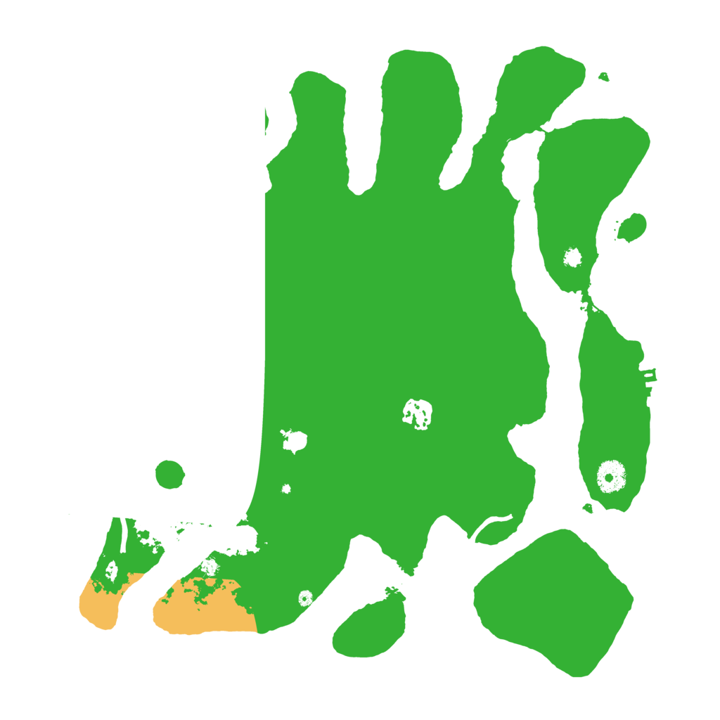 Biome Rust Map: Procedural Map, Size: 3500, Seed: 1045753409