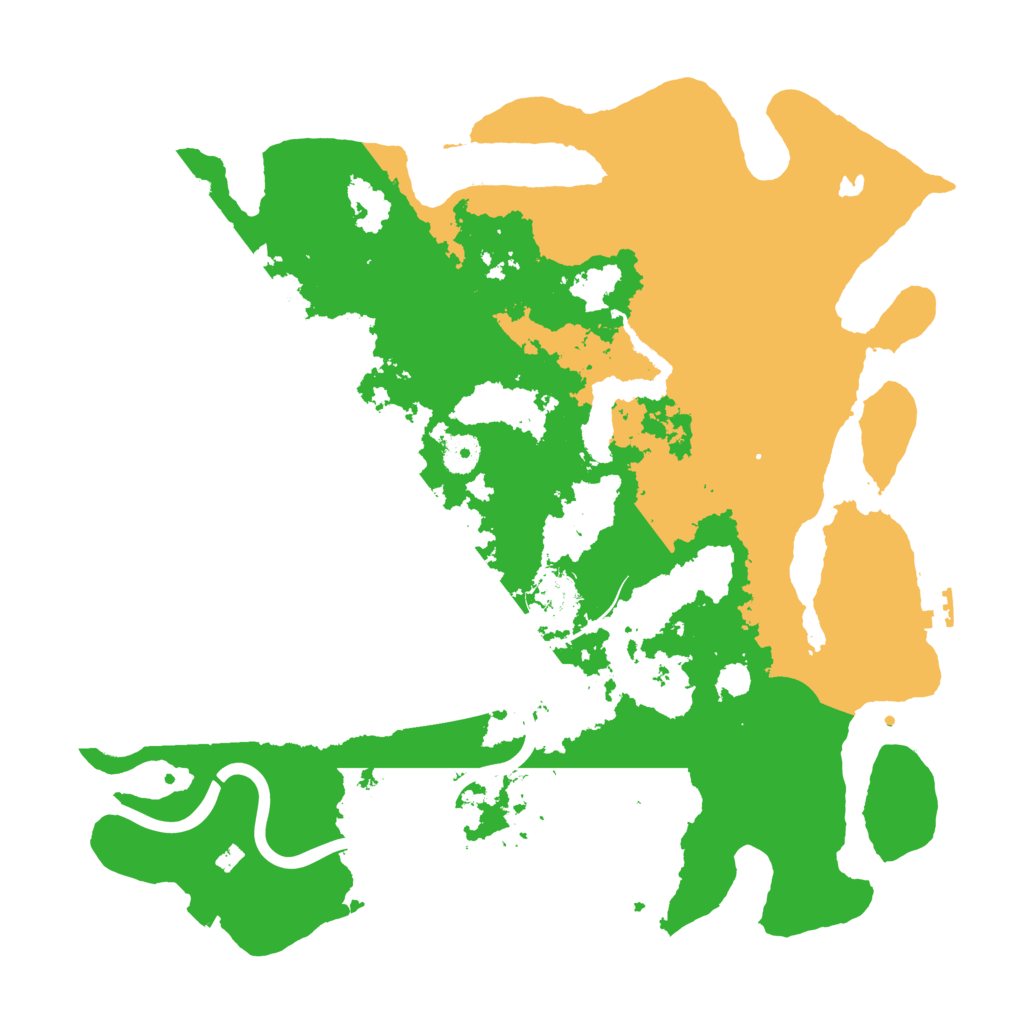 Biome Rust Map: Procedural Map, Size: 4000, Seed: 197592