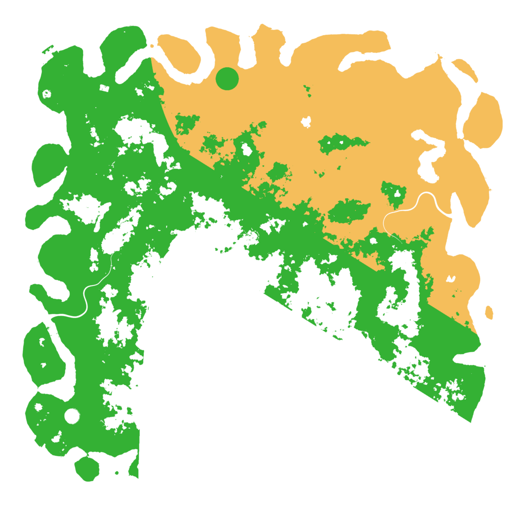 Biome Rust Map: Procedural Map, Size: 6000, Seed: 1795479420