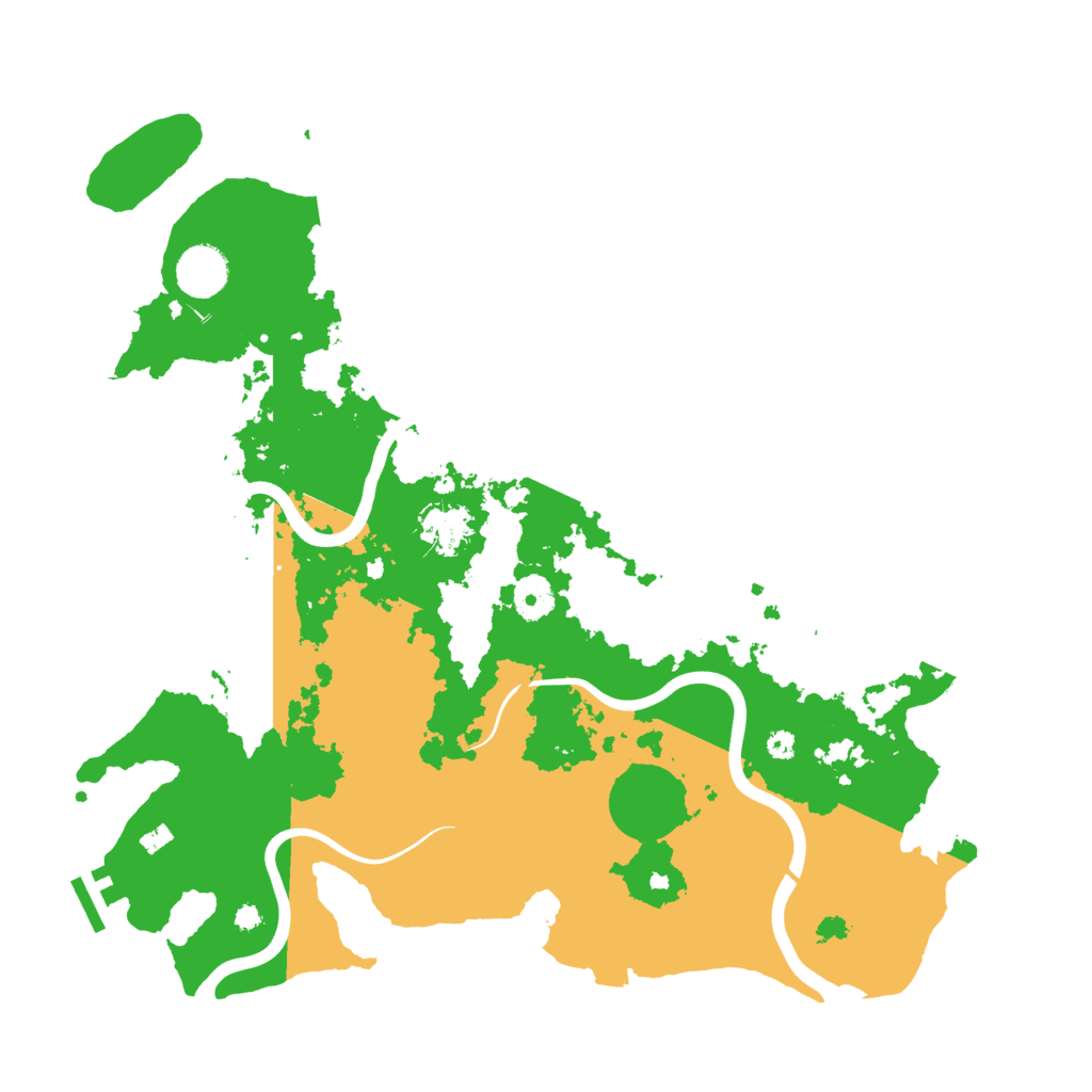 Biome Rust Map: Procedural Map, Size: 3822, Seed: 6123