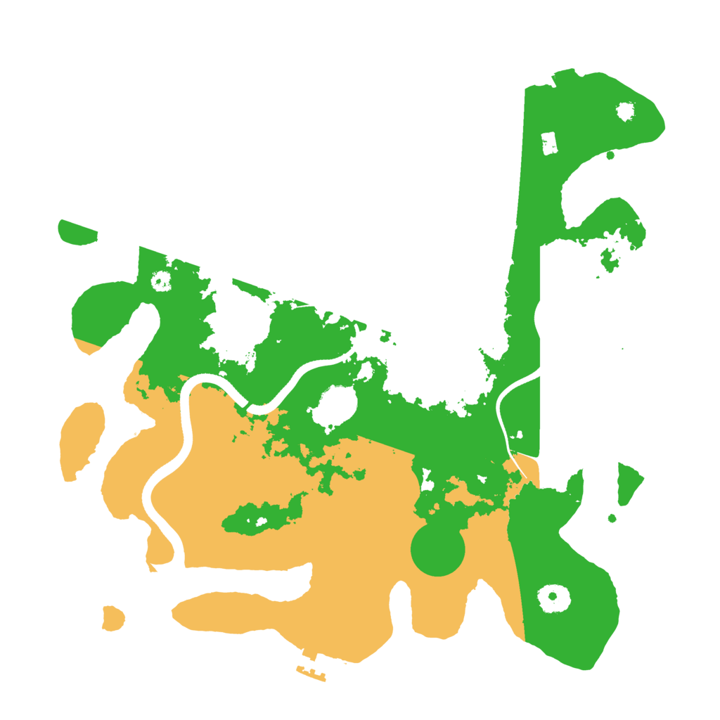 Biome Rust Map: Procedural Map, Size: 3500, Seed: 1805873341
