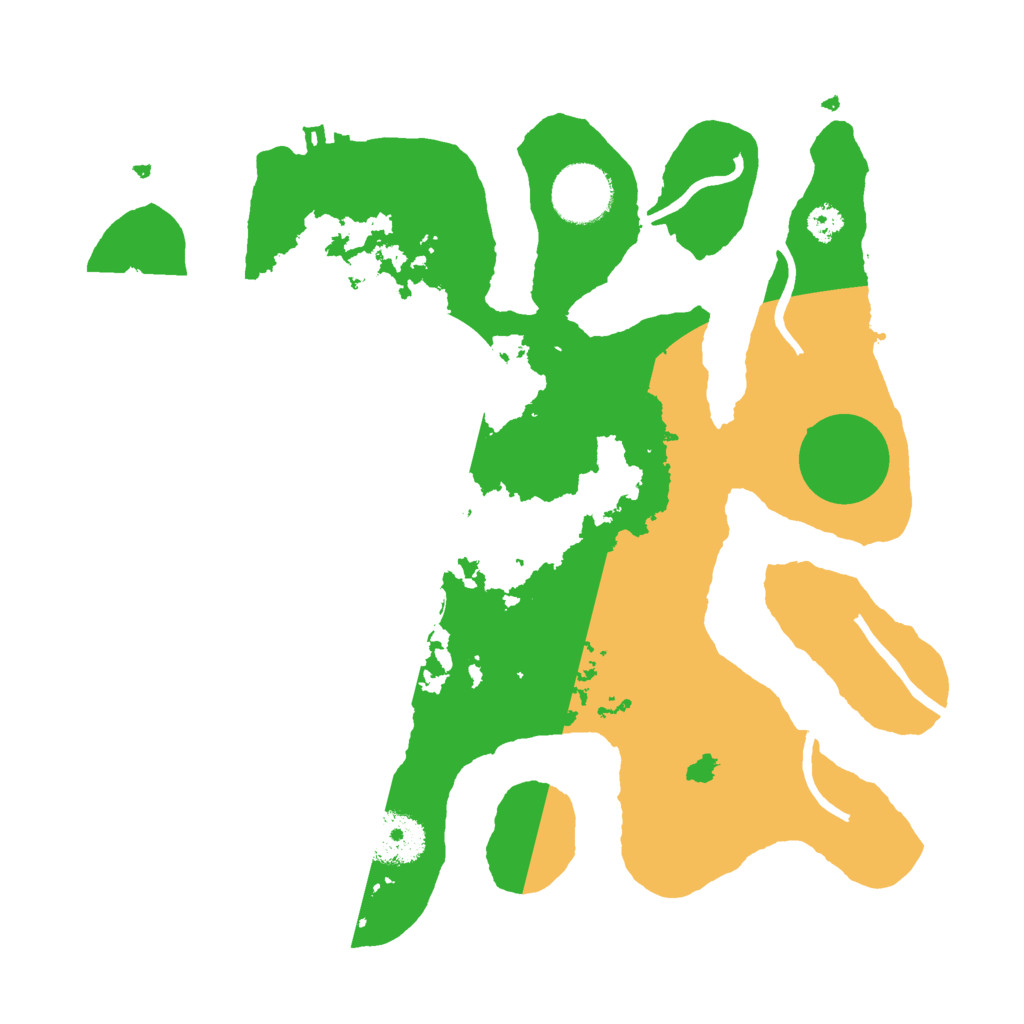 Biome Rust Map: Procedural Map, Size: 3000, Seed: 938978245