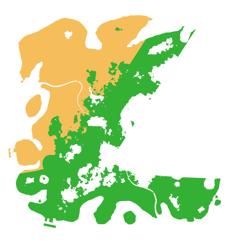 Biome Rust Map: Procedural Map, Size: 4000, Seed: 218957587