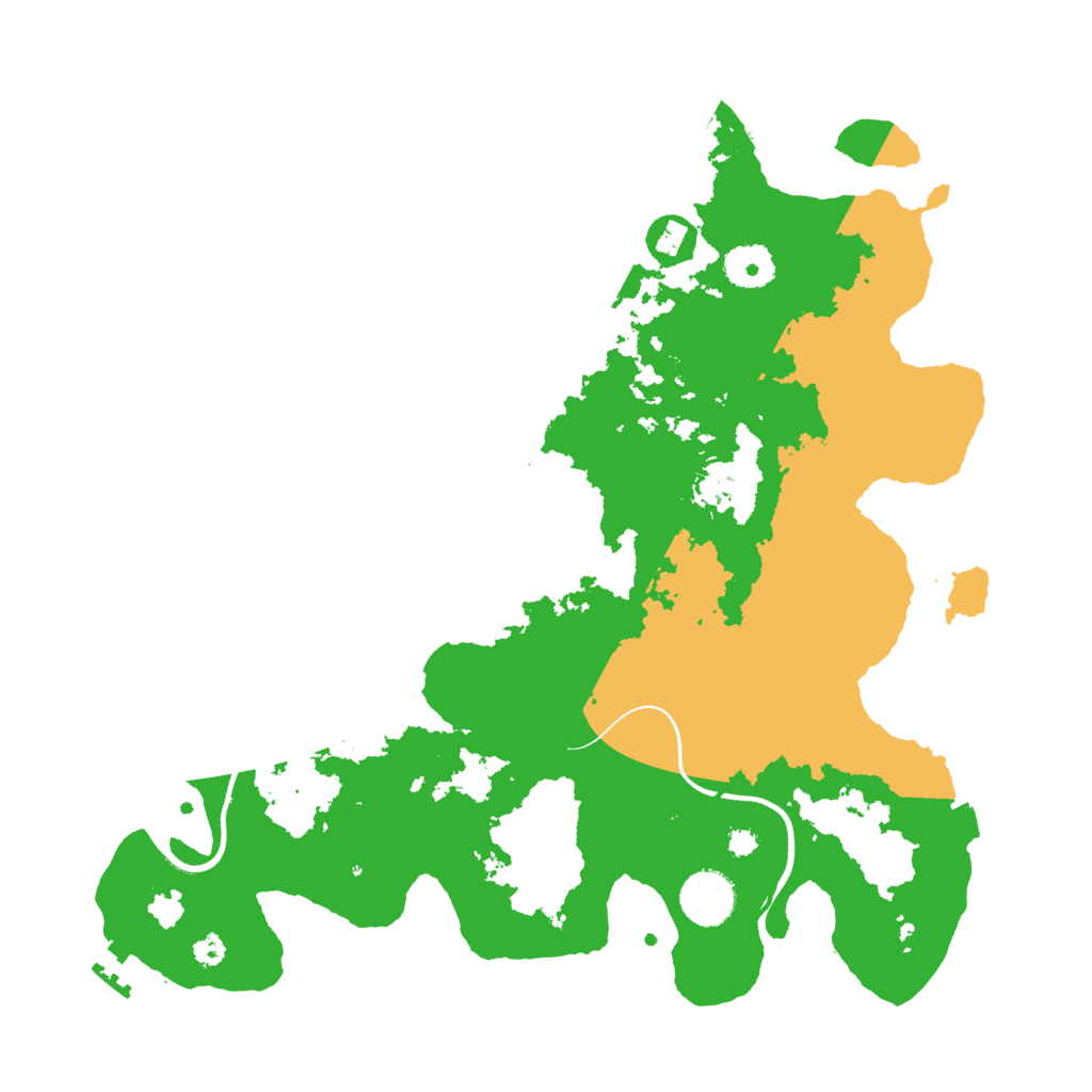 Biome Rust Map: Procedural Map, Size: 3500, Seed: 311712134