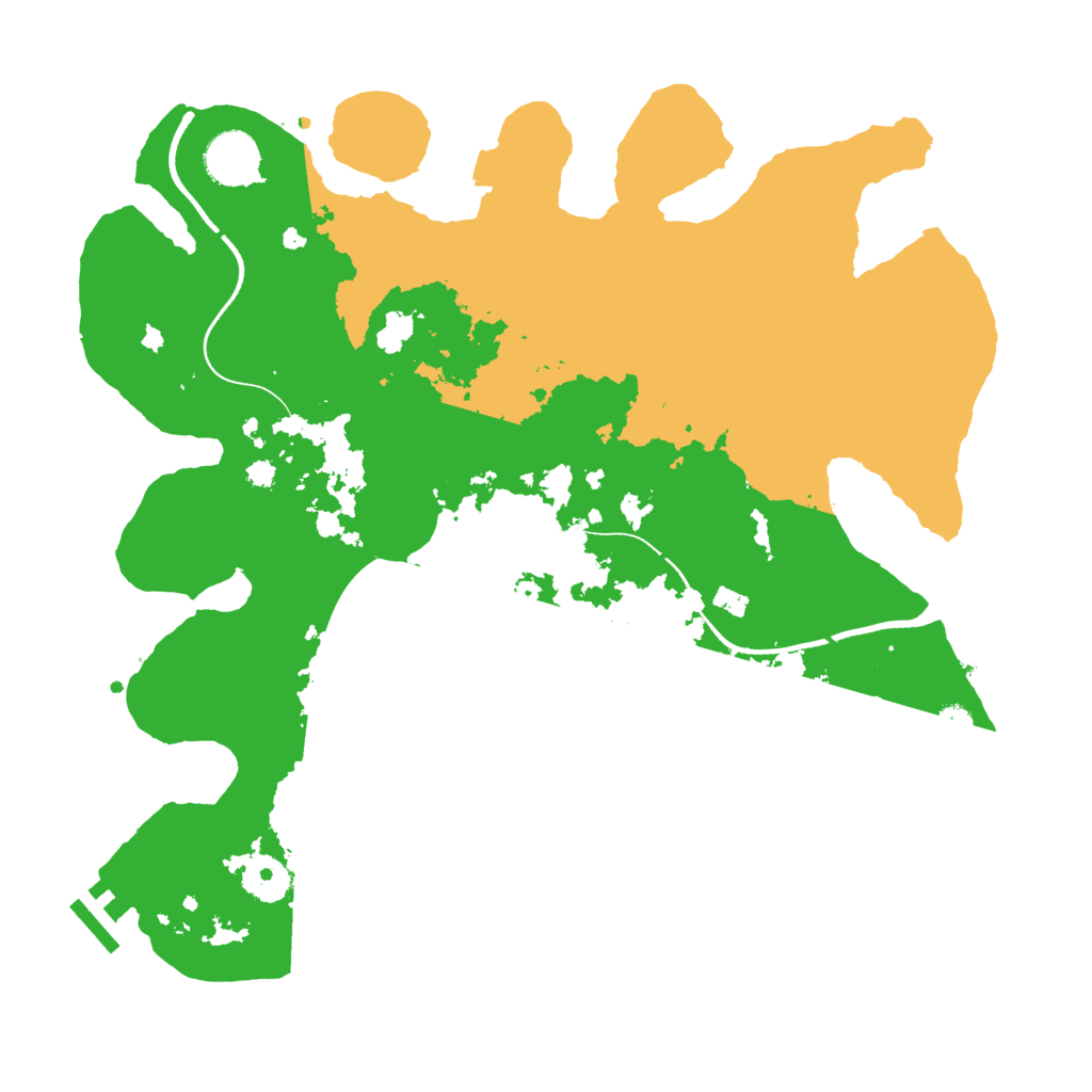 Biome Rust Map: Procedural Map, Size: 3500, Seed: 829721611