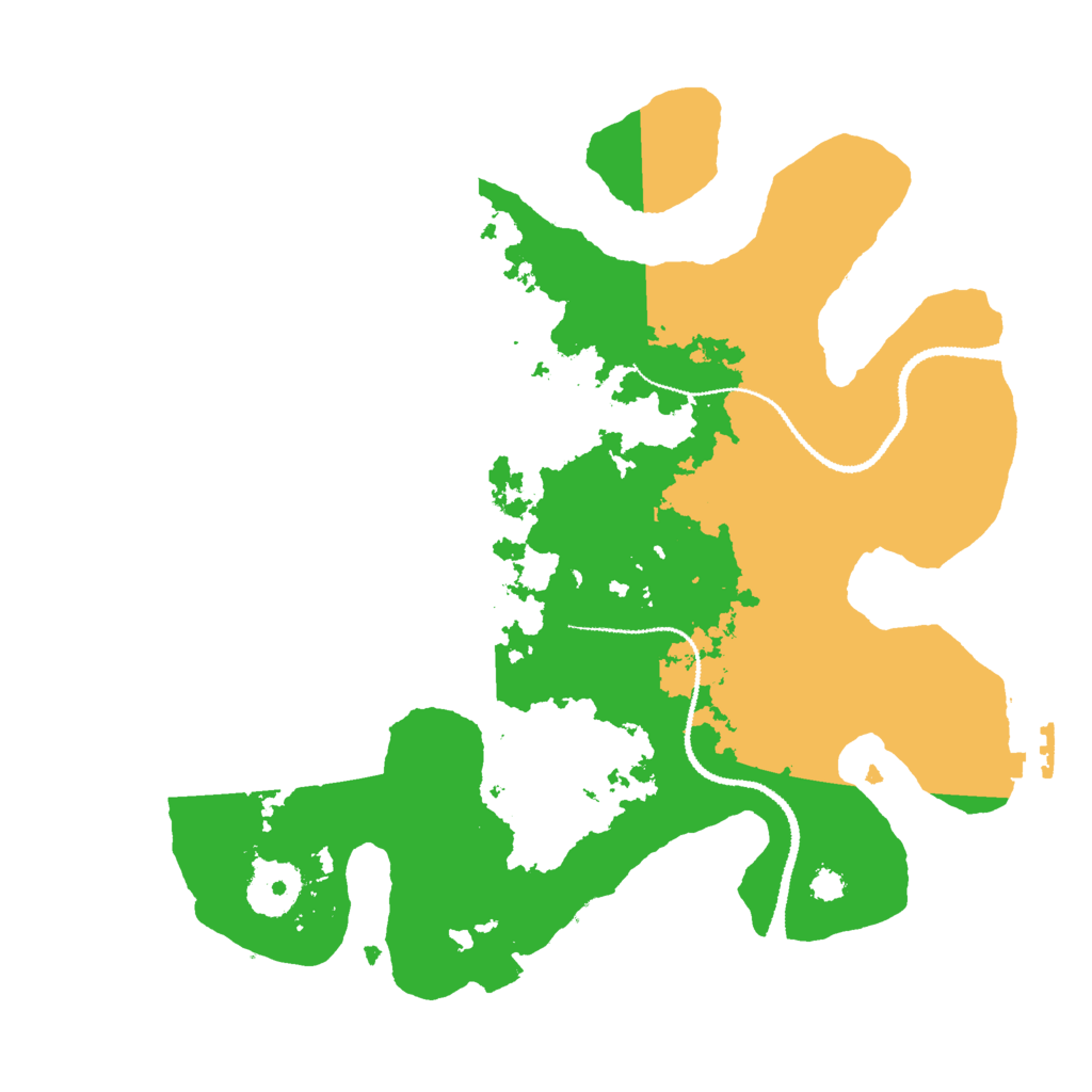 Biome Rust Map: Procedural Map, Size: 3000, Seed: 626521
