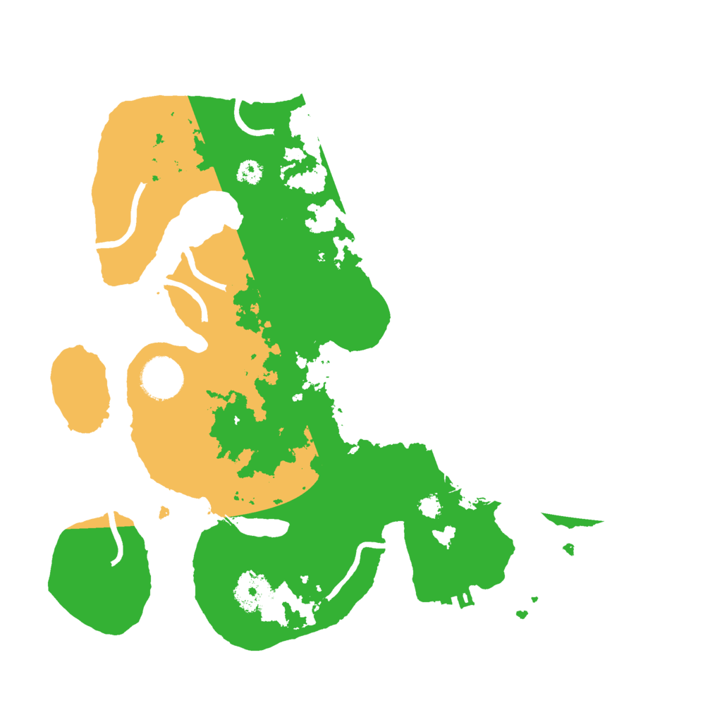 Biome Rust Map: Procedural Map, Size: 3000, Seed: 1994420420