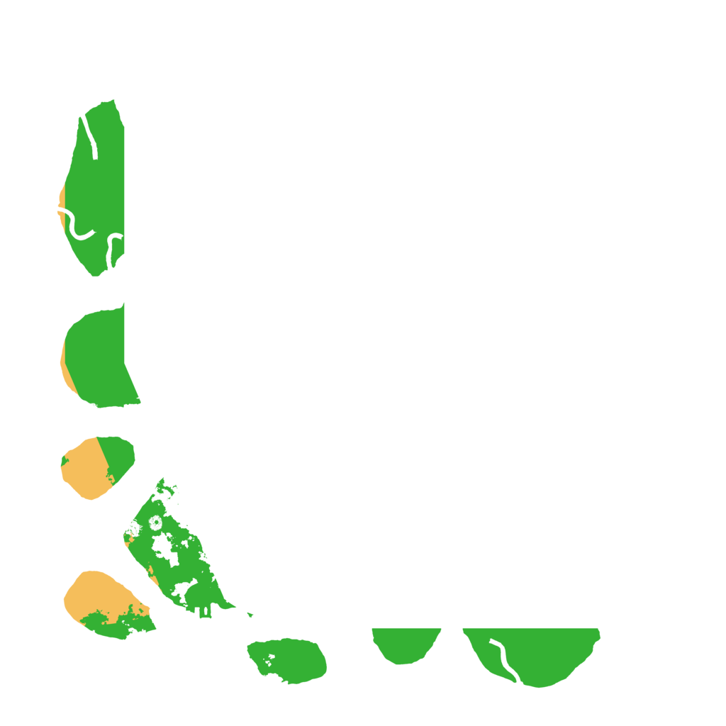 Biome Rust Map: Procedural Map, Size: 3800, Seed: 13666777