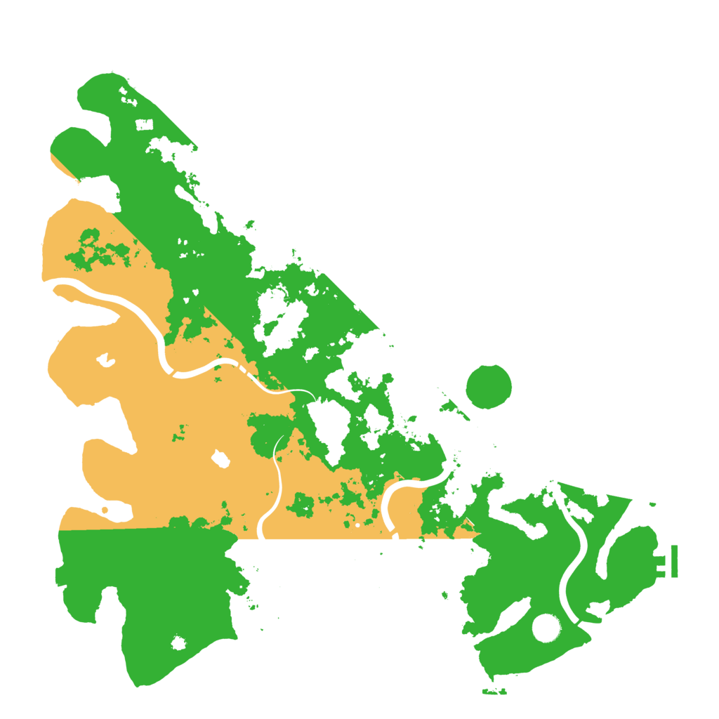 Biome Rust Map: Procedural Map, Size: 4500, Seed: 7839996