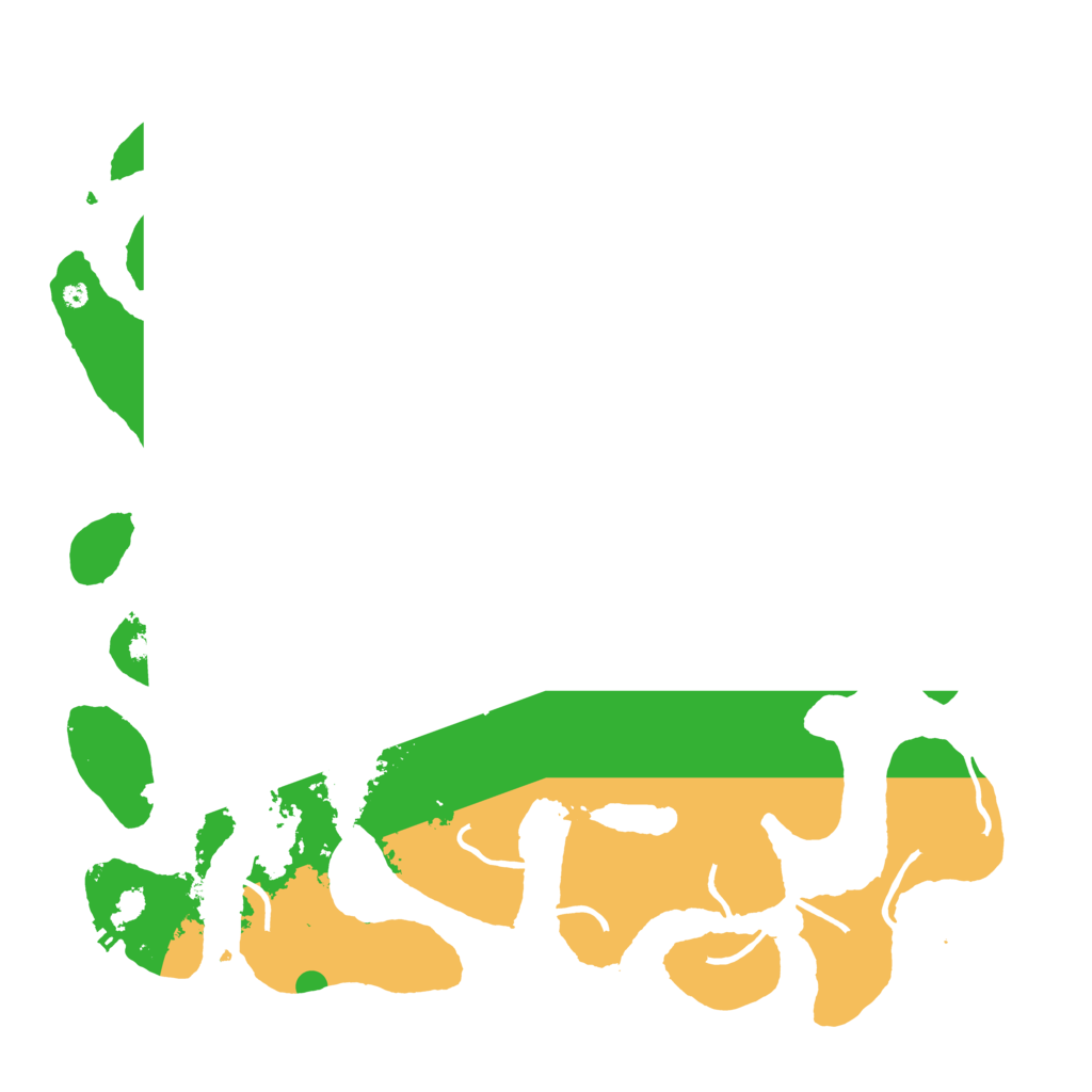 Biome Rust Map: Procedural Map, Size: 4500, Seed: 1281414157