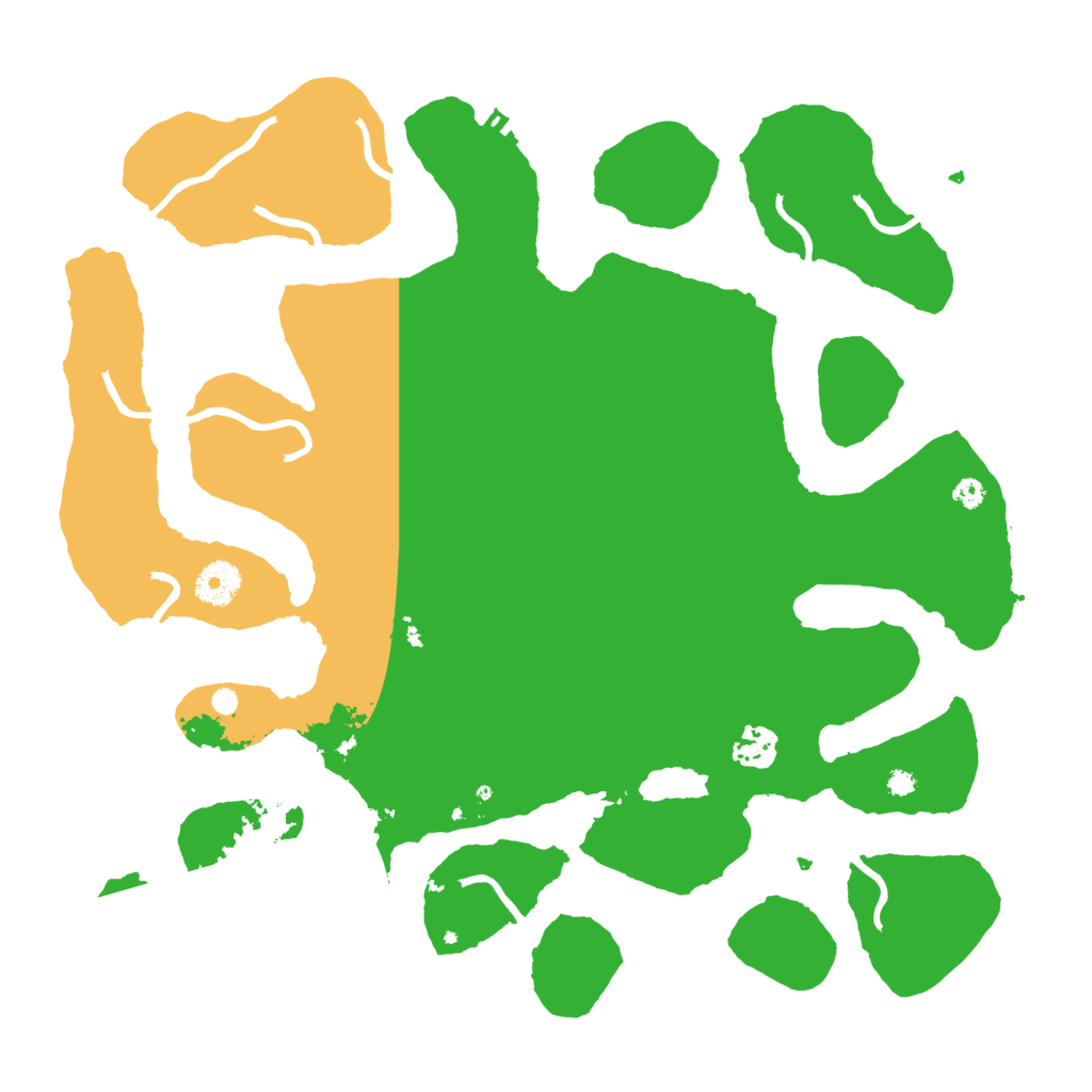 Biome Rust Map: Procedural Map, Size: 3700, Seed: 1185