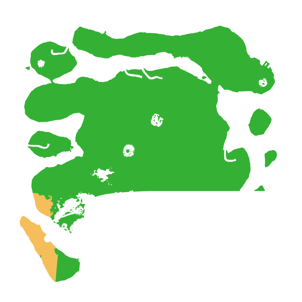 Biome Rust Map: Procedural Map, Size: 3700, Seed: 104