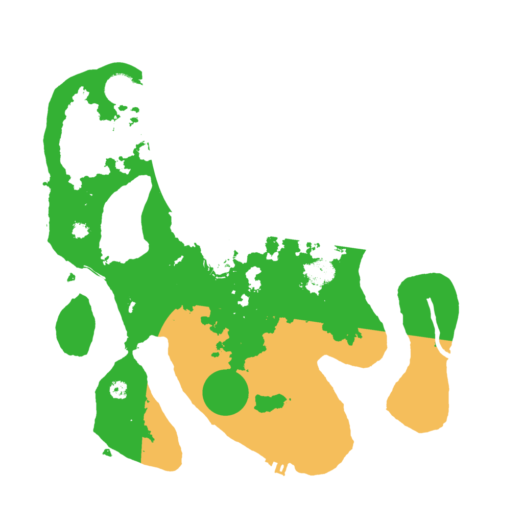 Biome Rust Map: Procedural Map, Size: 3000, Seed: 74964072