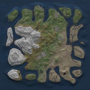 Thumbnail Rust Map: Procedural Map, Size: 4200, Seed: 66, 21 Monuments