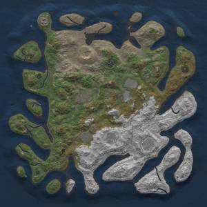 Thumbnail Rust Map: Procedural Map, Size: 4500, Seed: 246, 20 Monuments
