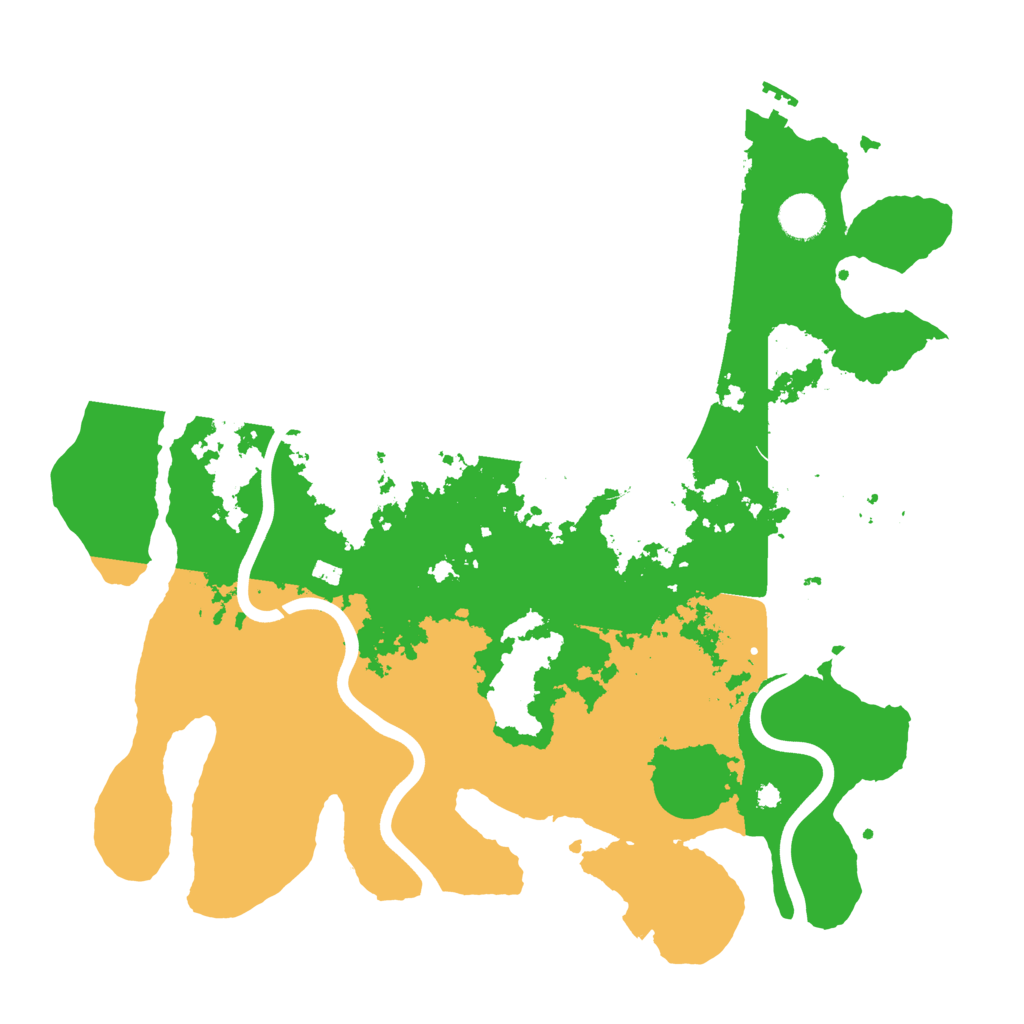 Biome Rust Map: Procedural Map, Size: 3900, Seed: 1950