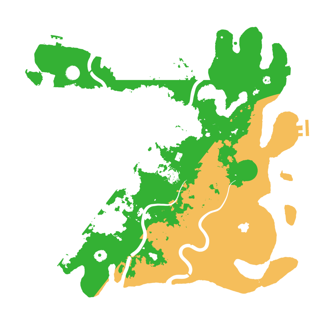 Biome Rust Map: Procedural Map, Size: 4000, Seed: 12388