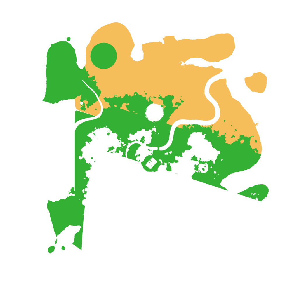 Biome Rust Map: Procedural Map, Size: 3000, Seed: 6999223