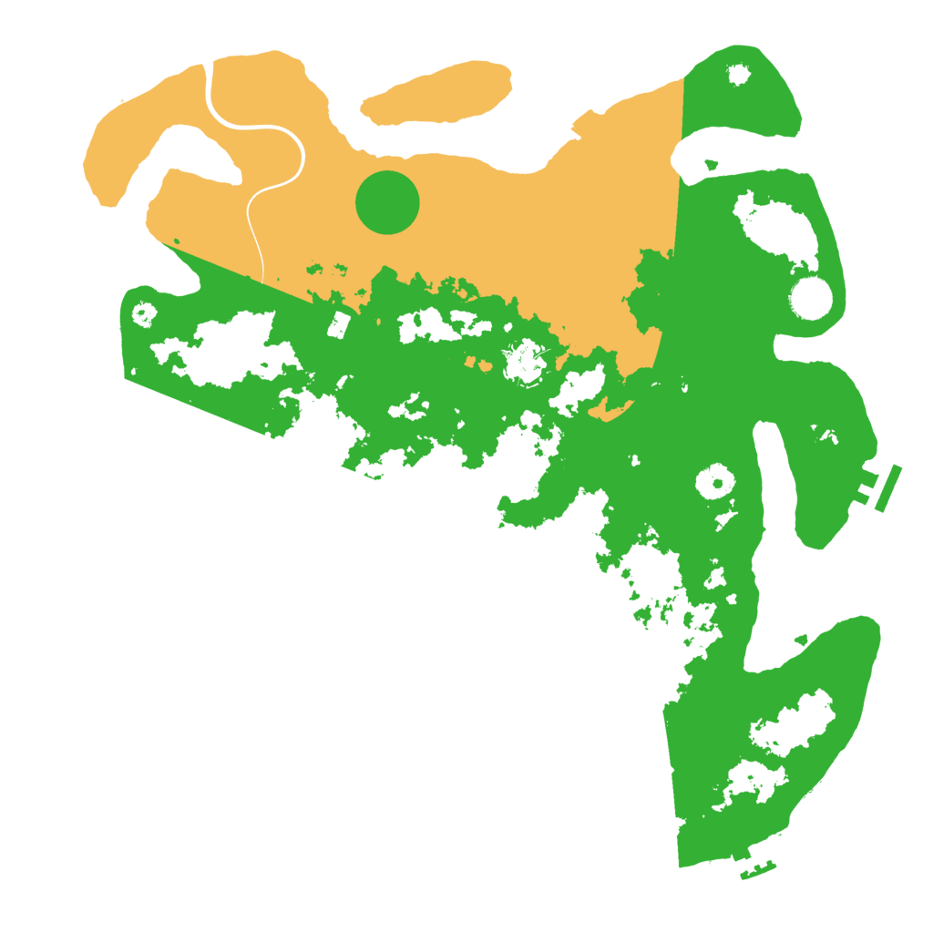 Biome Rust Map: Procedural Map, Size: 3850, Seed: 45678934