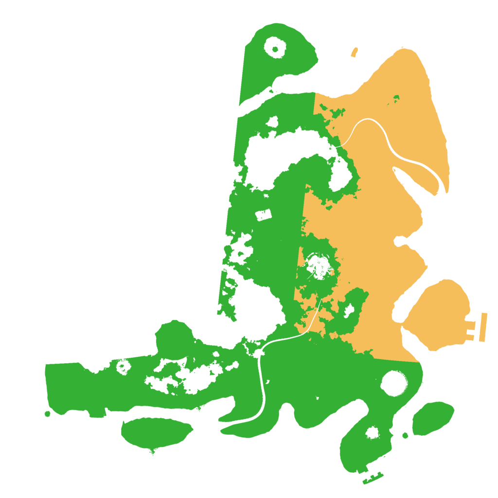 Biome Rust Map: Procedural Map, Size: 3500, Seed: 70260249