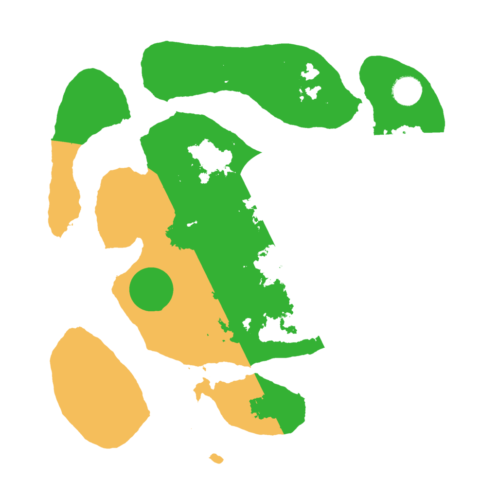 Biome Rust Map: Barren, Size: 3000, Seed: 83