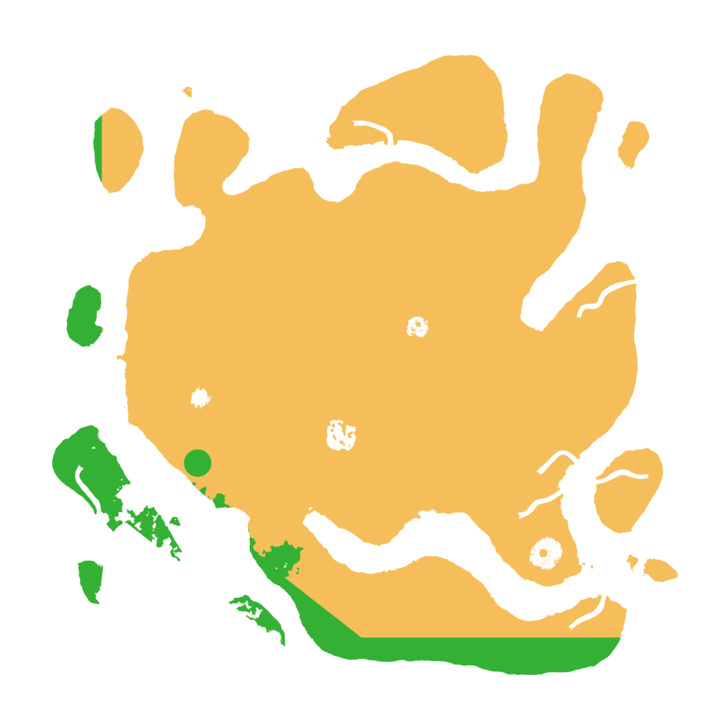 Biome Rust Map: Procedural Map, Size: 3500, Seed: 748596213