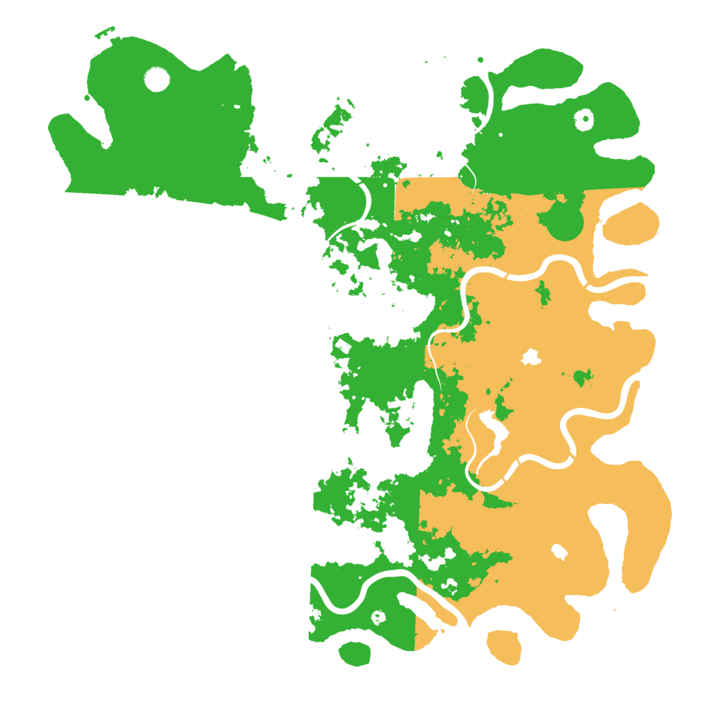 Biome Rust Map: Procedural Map, Size: 5000, Seed: 56817
