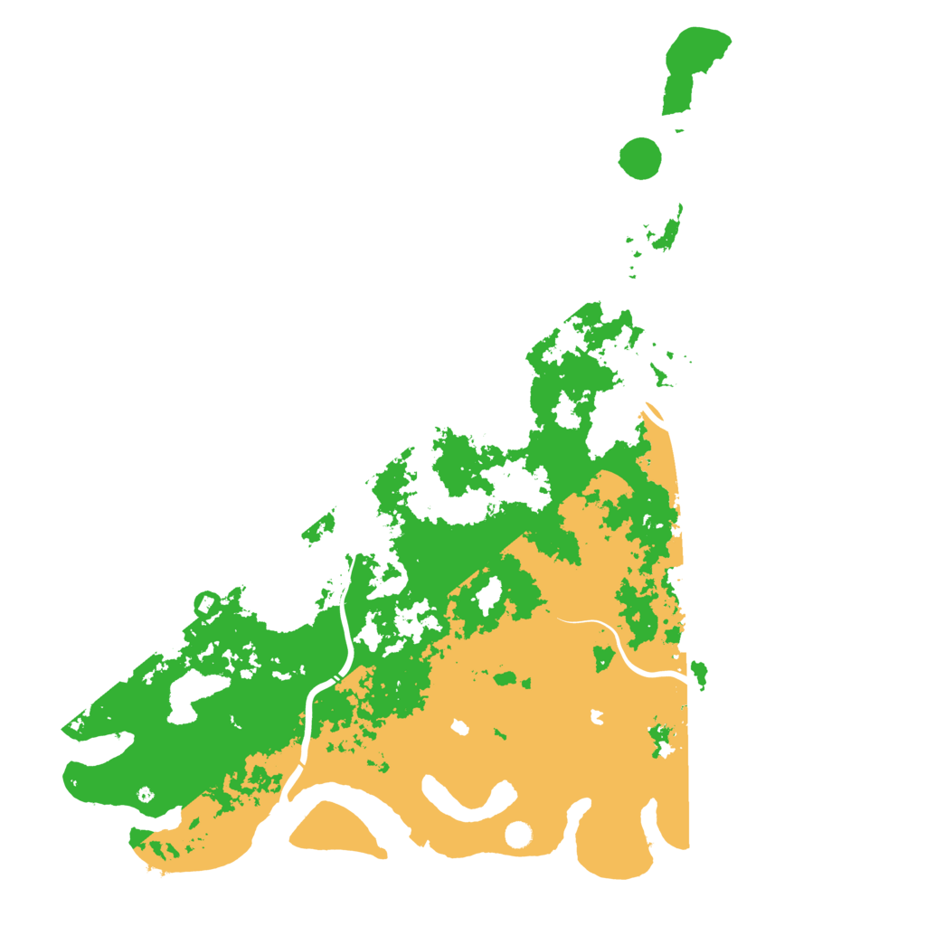 Biome Rust Map: Procedural Map, Size: 6000, Seed: 61952527