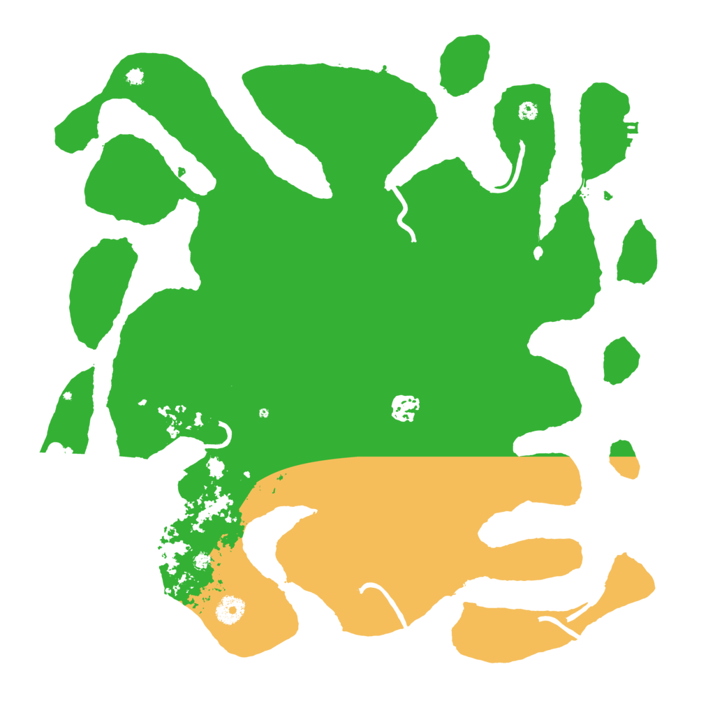 Biome Rust Map: Procedural Map, Size: 3800, Seed: 1181725069