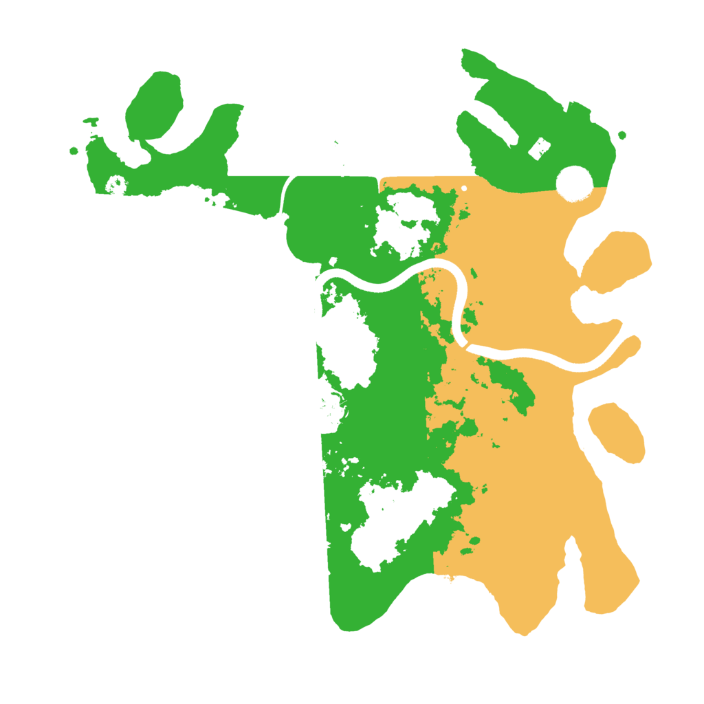 Biome Rust Map: Procedural Map, Size: 3500, Seed: 789283113