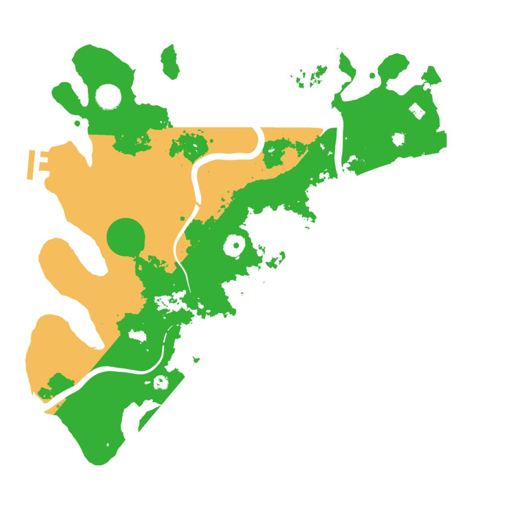 Biome Rust Map: Procedural Map, Size: 3500, Seed: 1754787032