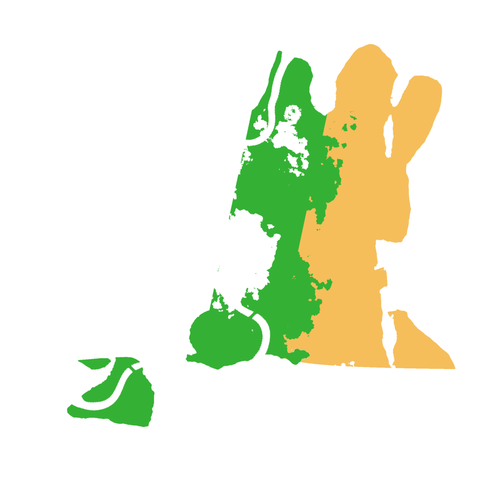 Biome Rust Map: Procedural Map, Size: 3000, Seed: 20210813