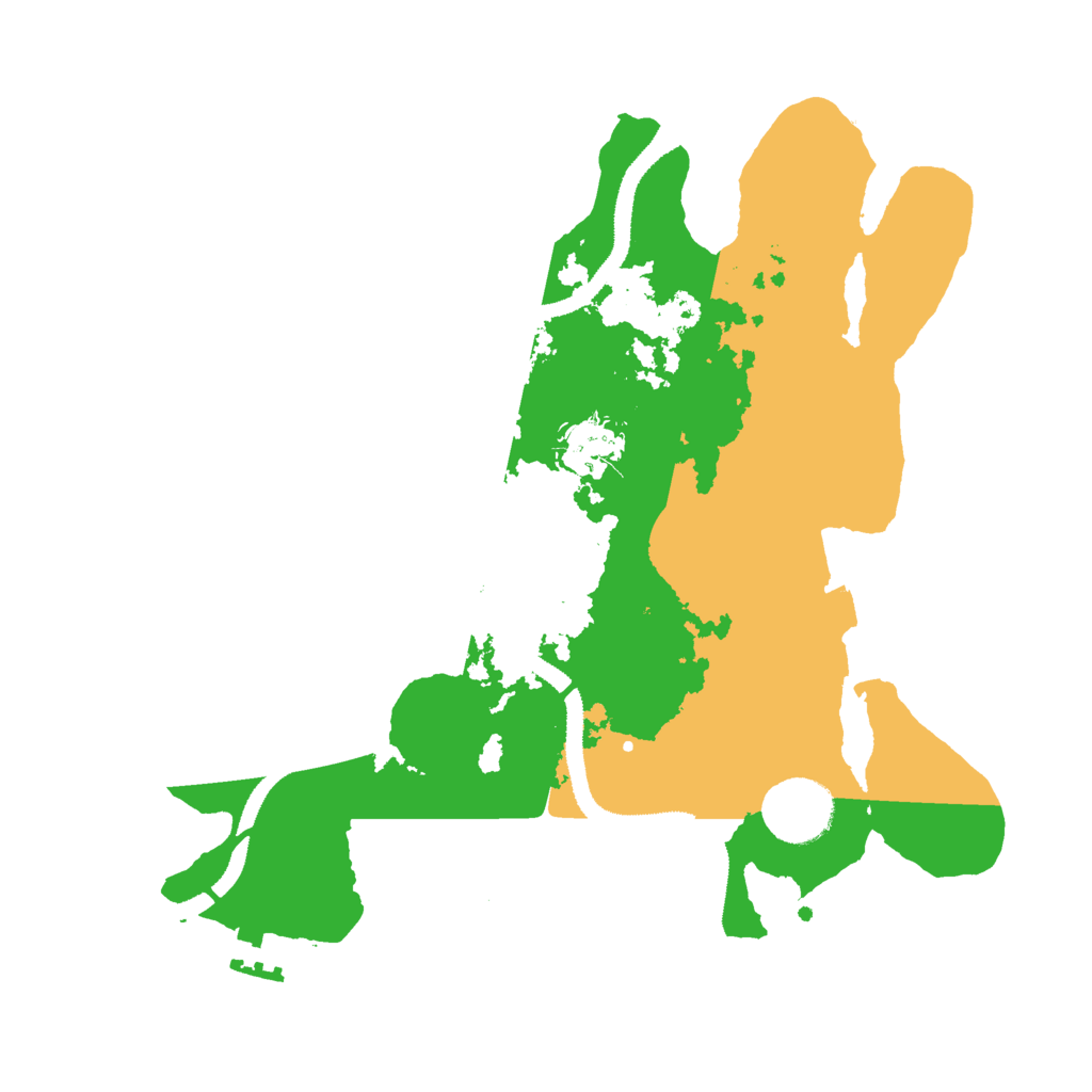 Biome Rust Map: Procedural Map, Size: 3000, Seed: 20210813