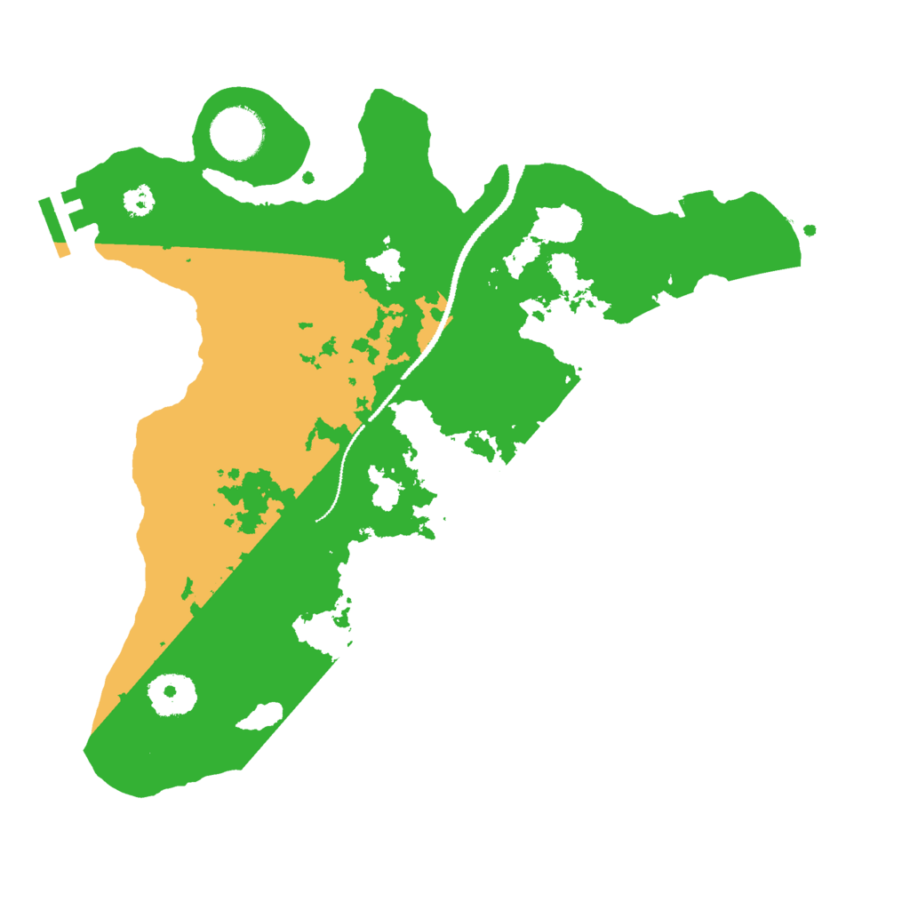 Biome Rust Map: Procedural Map, Size: 3000, Seed: 26783
