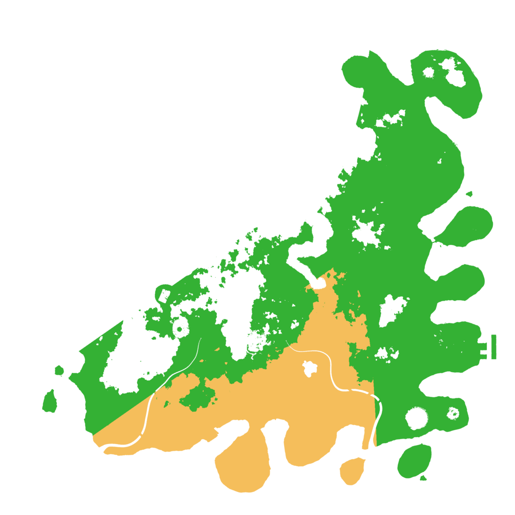 Biome Rust Map: Procedural Map, Size: 4250, Seed: 580114