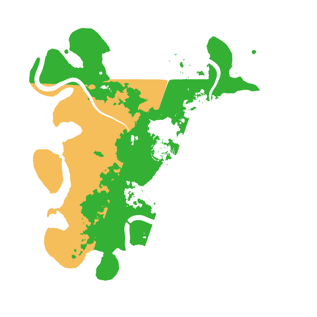 Biome Rust Map: Procedural Map, Size: 3000, Seed: 757105546