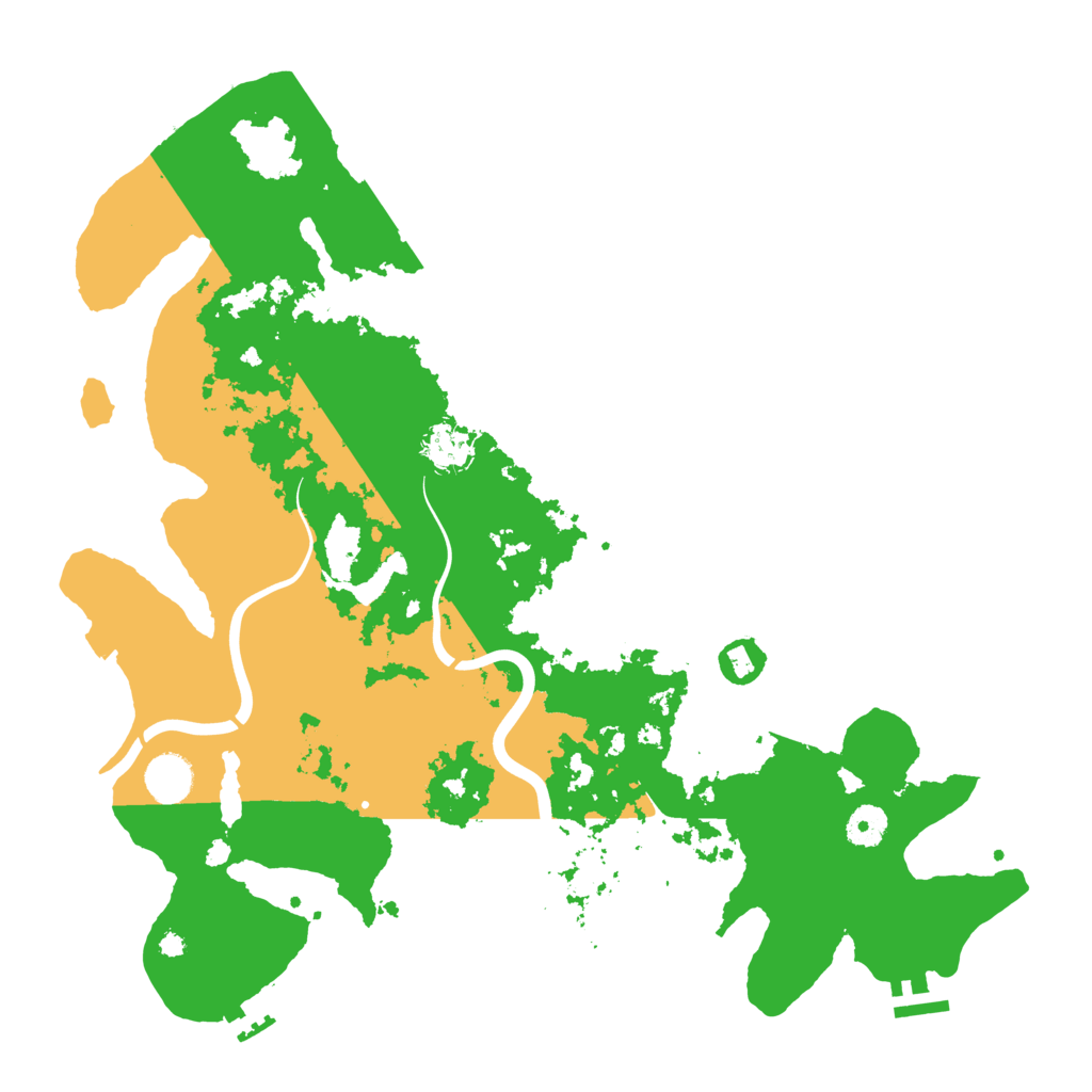 Biome Rust Map: Procedural Map, Size: 4000, Seed: 477500