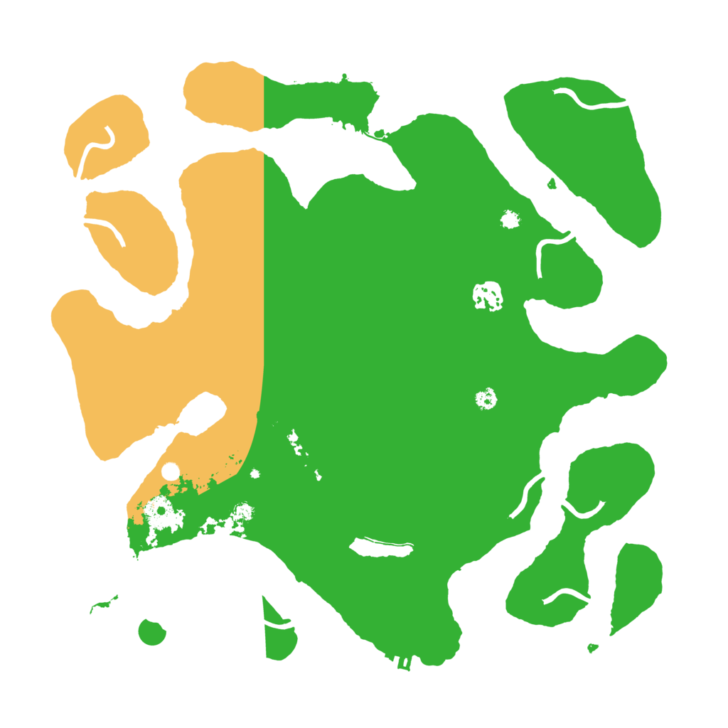 Biome Rust Map: Procedural Map, Size: 3500, Seed: 457902769