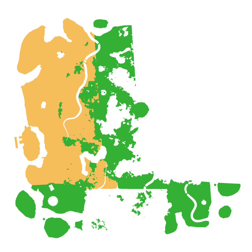 Biome Rust Map: Procedural Map, Size: 4500, Seed: 512508