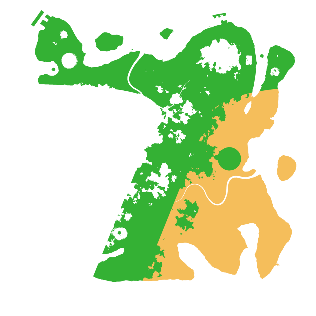 Biome Rust Map: Procedural Map, Size: 3600, Seed: 987587456