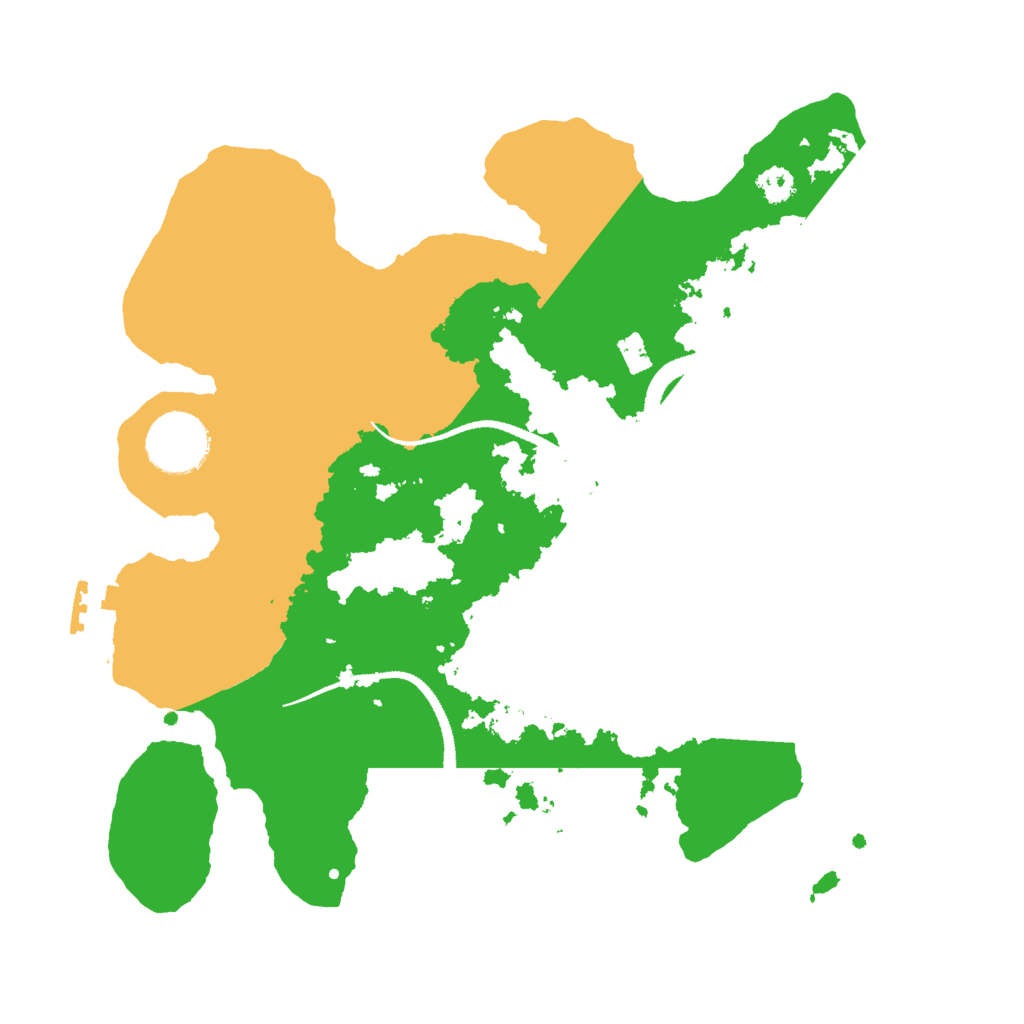 Biome Rust Map: Procedural Map, Size: 2900, Seed: 31308