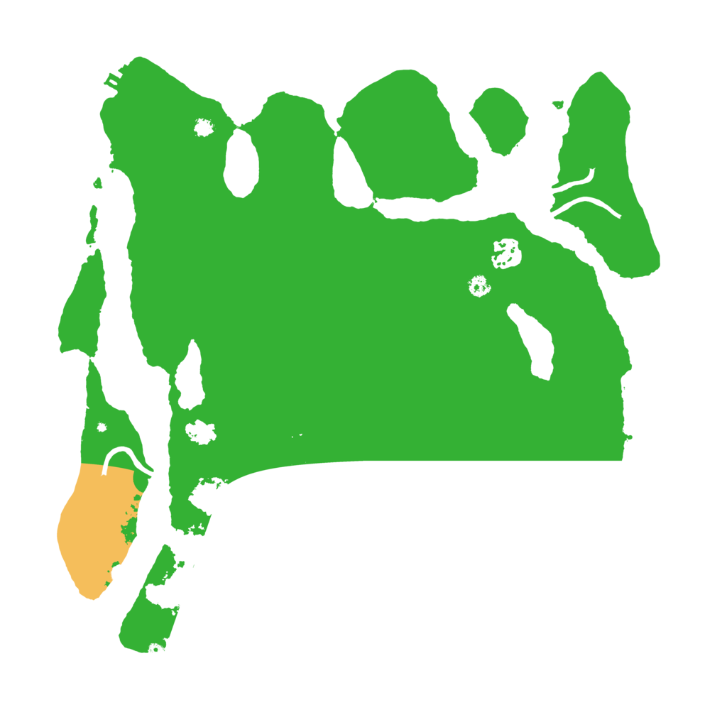 Biome Rust Map: Procedural Map, Size: 3500, Seed: 1010929619