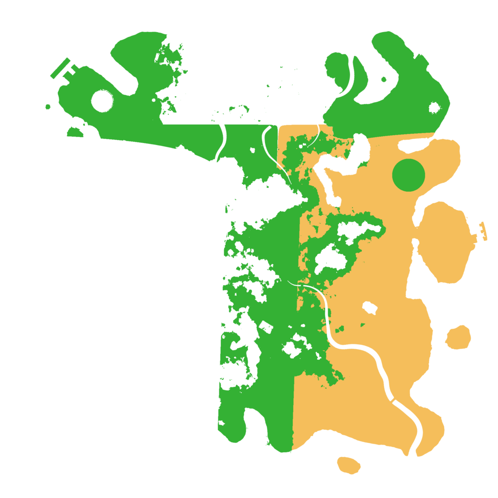 Biome Rust Map: Procedural Map, Size: 4000, Seed: 16543