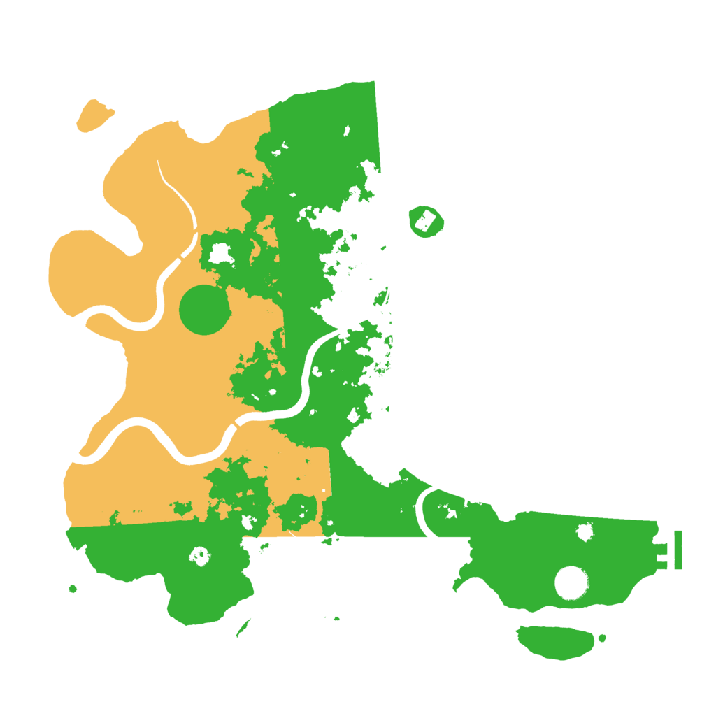 Biome Rust Map: Procedural Map, Size: 3750, Seed: 7231111