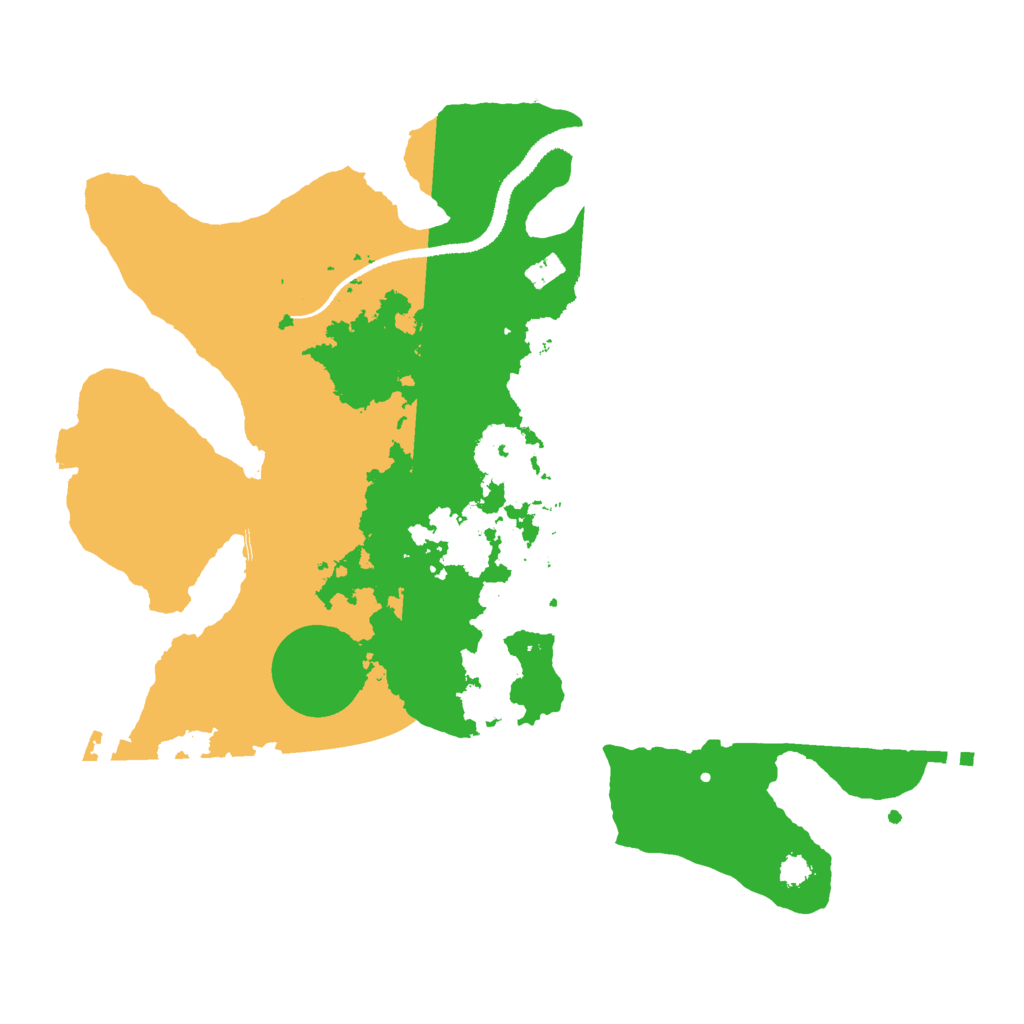Biome Rust Map: Procedural Map, Size: 3000, Seed: 693121