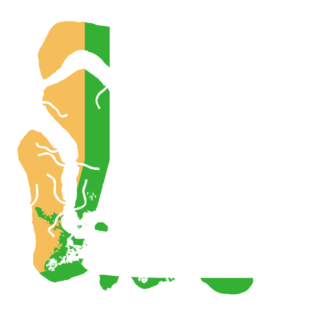 Biome Rust Map: Procedural Map, Size: 3500, Seed: 1999356218