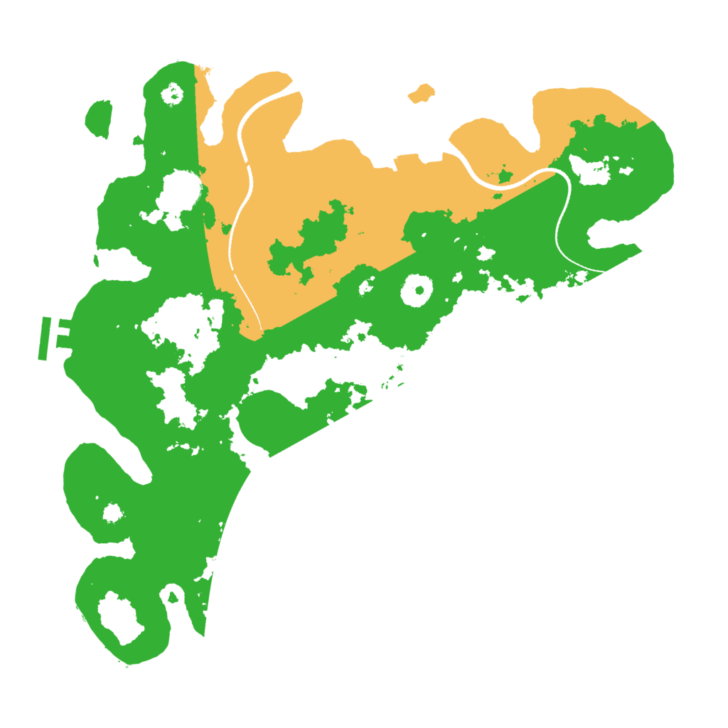 Biome Rust Map: Procedural Map, Size: 3400, Seed: 19651967