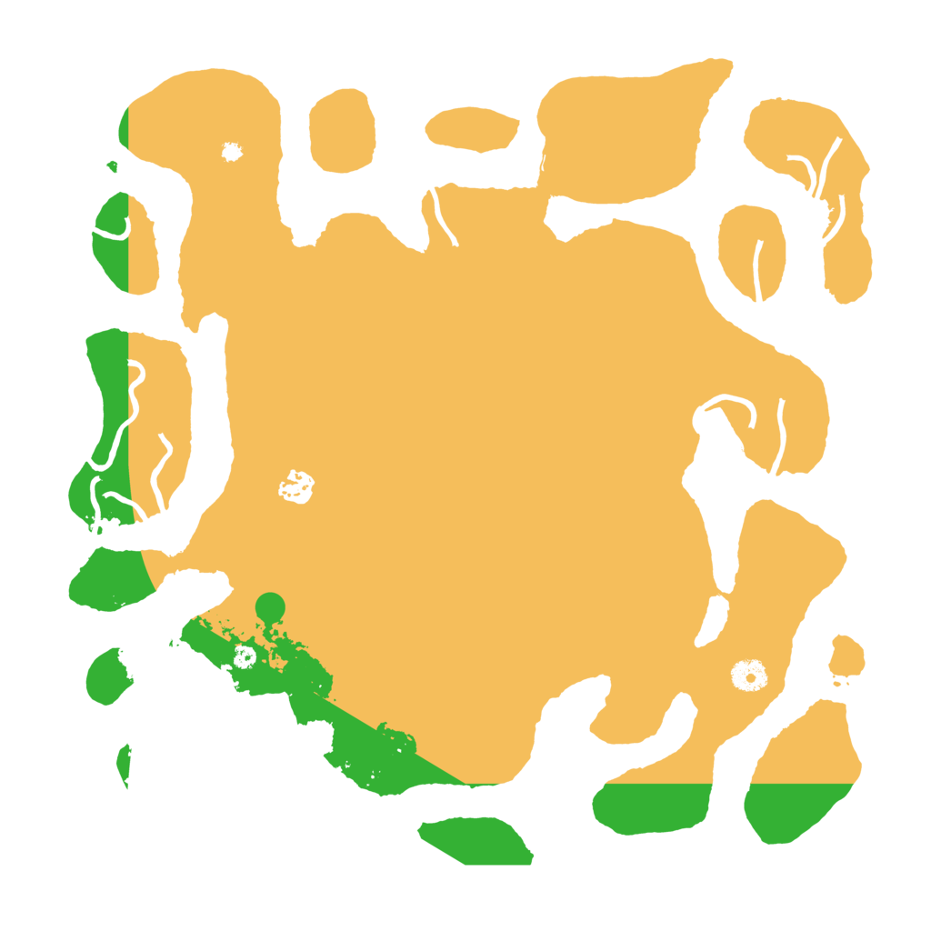 Biome Rust Map: Procedural Map, Size: 4096, Seed: 121308