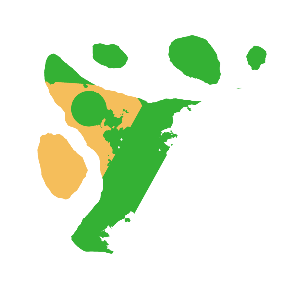 Biome Rust Map: Barren, Size: 2259, Seed: 712372